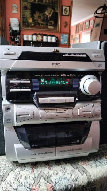 JVC Hifi Torony jszer llapotban 