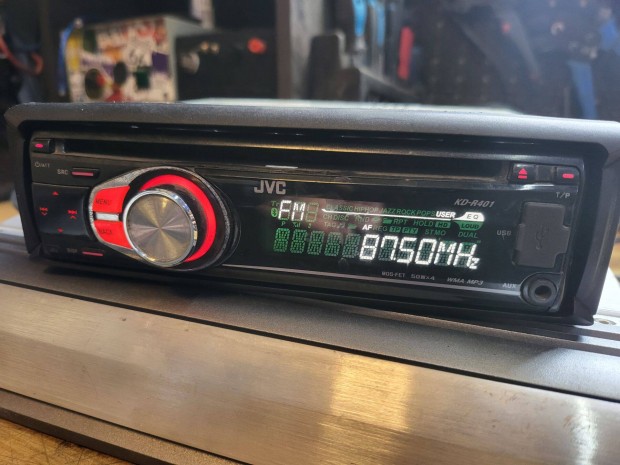 JVC KD-R401 fejegység (Usb-aux-cd-tuner)