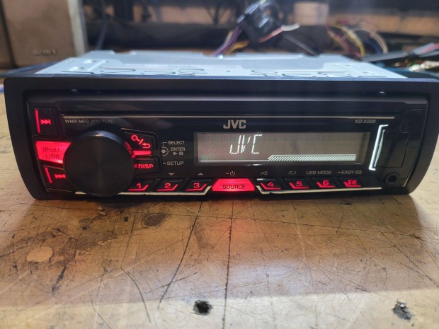JVC KD-X220 fejegység (usb/aux/tuner)