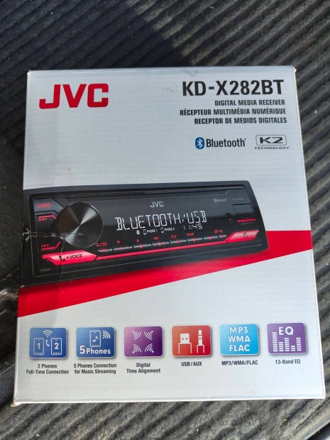 JVC KD-X282BT Bluetooth autrdi elad
