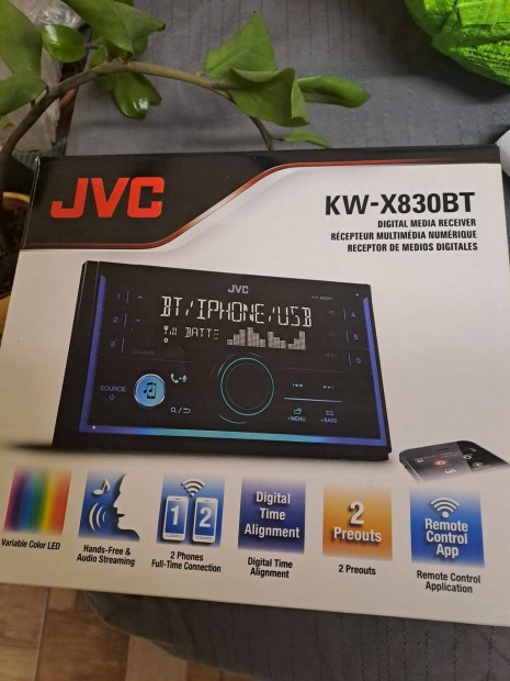 JVC KW-X830BT 2-DIN aut�r�di�