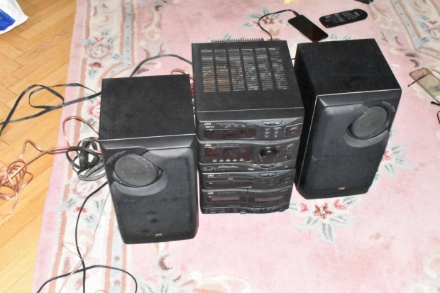 JVC MX-S60R mini hifi (kb.1998) hifitorony 18kg