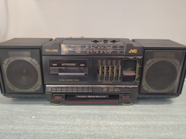 JVC PC-V55 Boombox, rdis magn 