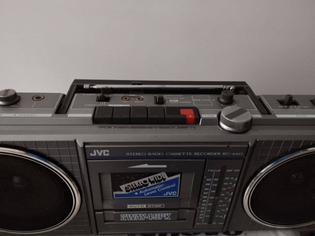 JVC RC-660 Sztere kazetts rdimagn Boombox nagyon szp, eredeti