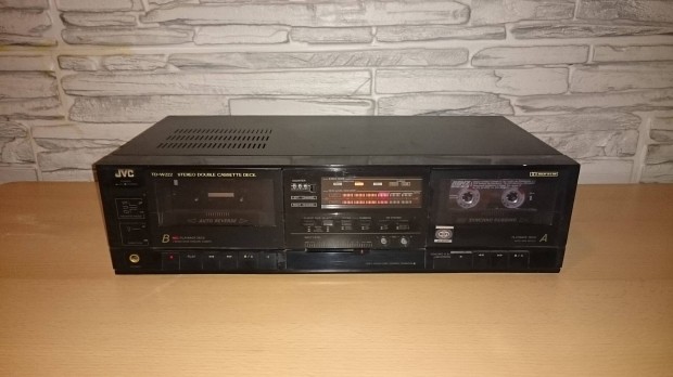 JVC TD-W222 kazetts hifi magn deck 