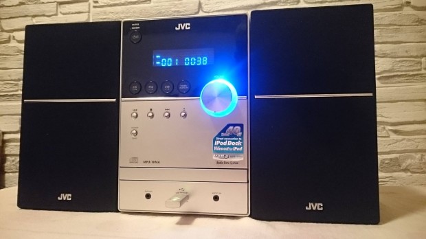 JVC UX-SG5 hifi rendszer, erst, USB, CD lejtsz, rdi tuner, AUX 