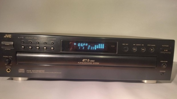 JVC XL-V116BK 5 lemezes CD kompaktlemez lejtsz CD players