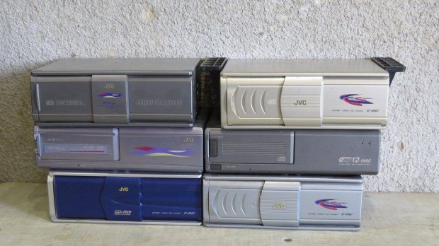 JVC cd tár - 6 db alkatrésznek - csere is