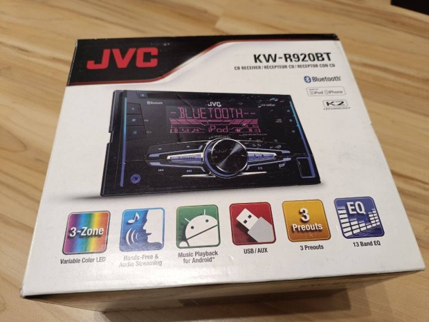 JVC kw-r920bt 2din fejegysg!