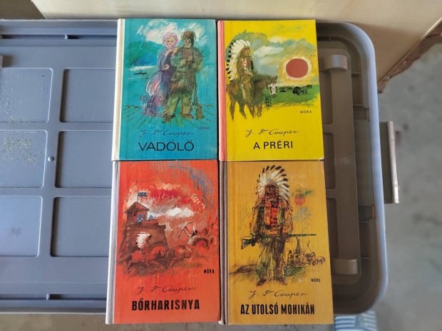 J.F Cooper könyvek