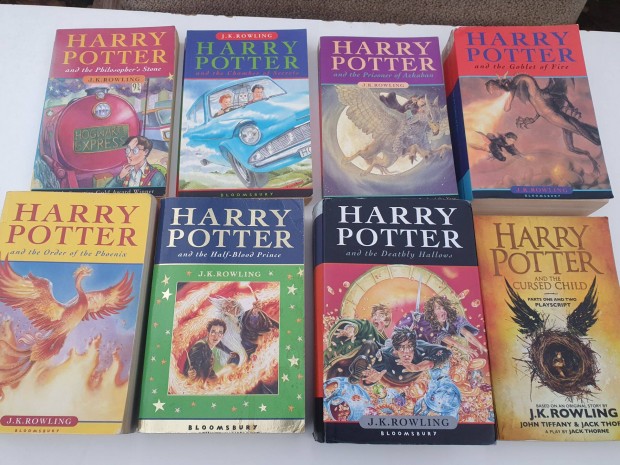 J.K. Rowling: Harry Potter -10 ktet, angol nyelv knyvsorozat