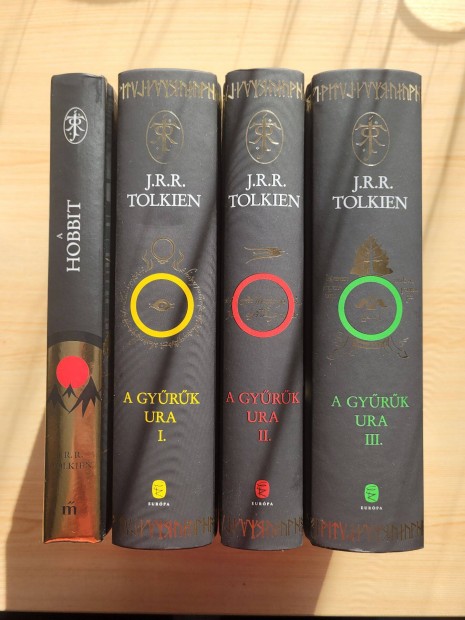 J.R.R. Tolkien: A Gyrk Ura I-III. + A Hobbit (jszer)