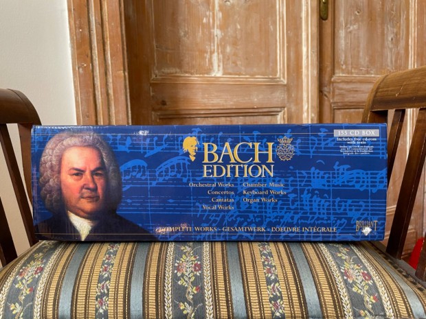 J.S. Bach Bach Edition Complete Works 155 db-os CD gyjtemny