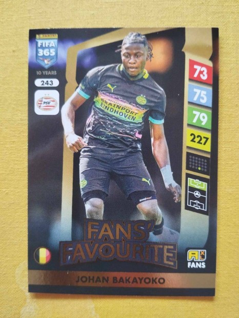 J. Bakayoko (PSV) FIFA 365 2025 Fans Favourite focis krtya