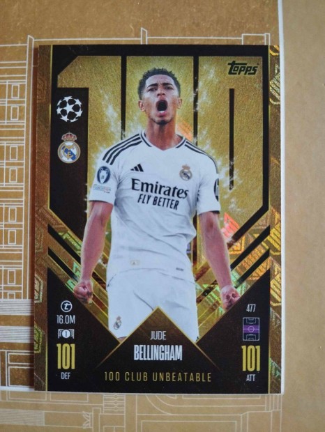 J. Bellingham (Real Madrid) 100 Club Bajnokok Ligja 2024/25 krtya