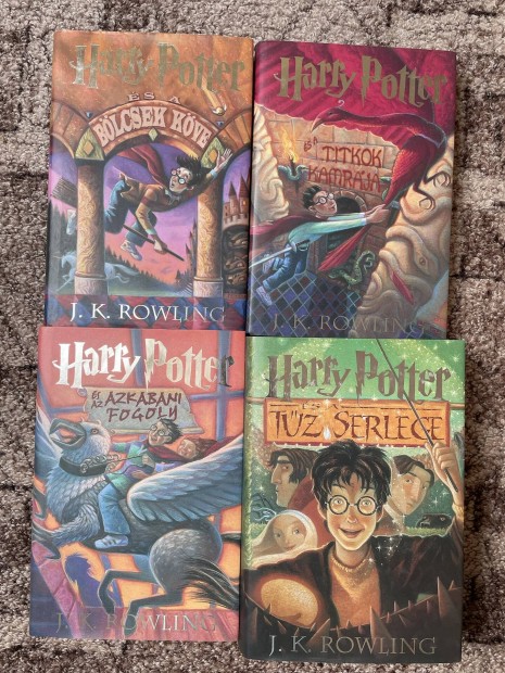J. K. Rowling: Harry Potter 1-4.