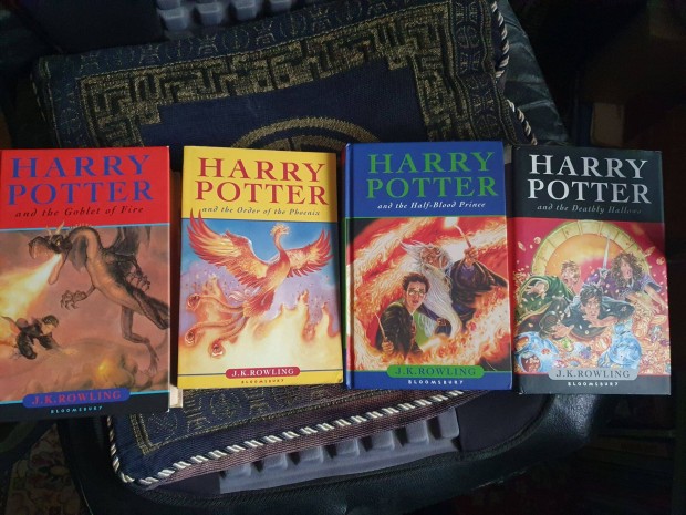 J. K. Rowling: Harry Potter knyvek - j, angol nyelv, kemnytbls
