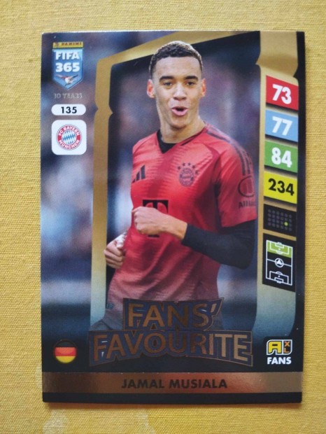 J. Musiala (Bayern Mnchen) FIFA 365 2025 Fans Favourite focis krtya