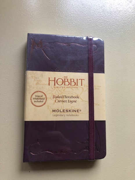 J. R. R. Tolkien: A hobbit limitlt kiads moleskine jegyzetfzet