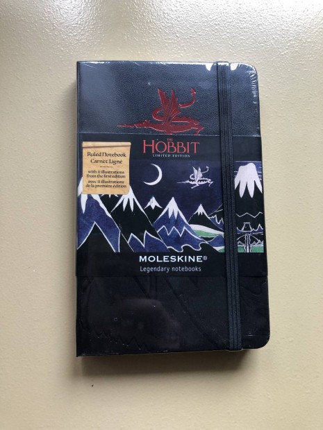 J. R. R. Tolkien: A hobbit limitlt kiads moleskine jegyzetfzet 