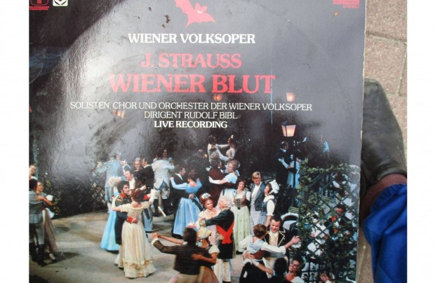 J. Strauss Wiener Blut dupla bakelit hanglemez eladó