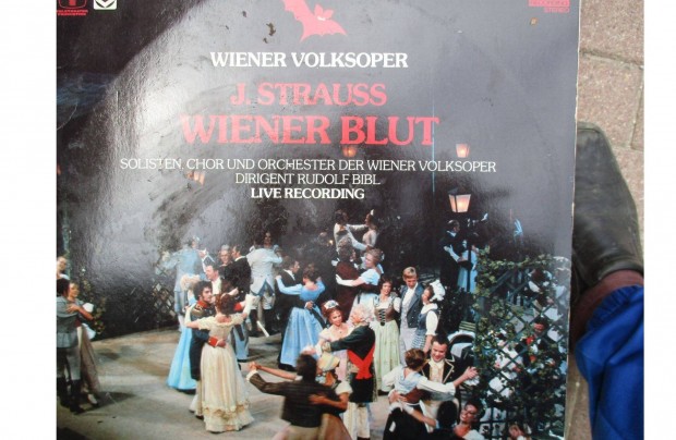 J. Strauss Wiener Blut dupla bakelit hanglemez elad