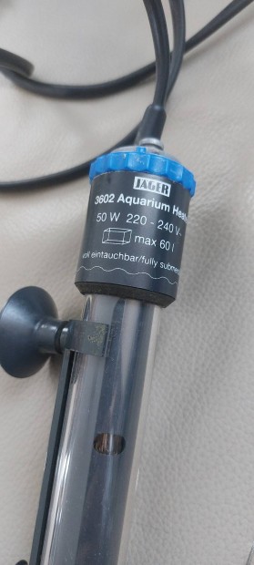 Jäger akvárium fűtő 50W - 60l - új állapotban