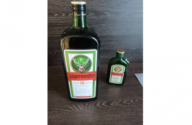 Jgermeister 1,75 liter hibtlan veg ,jagermeister nagy palack