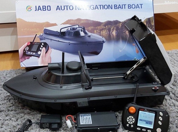 Jabo 2 halradar + GPS etetőhajó 2022-es modell etető hajó bojli csónak