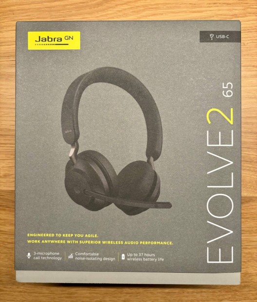Jabra Evolve2 65 Stereo headset (bontatlan)