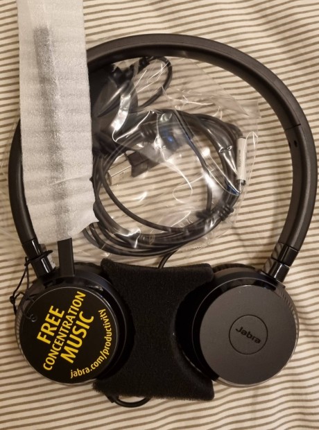 Jabra Evolve 30 II Headset, Sztereo elad, USB s 3,5 jack csatlakozs