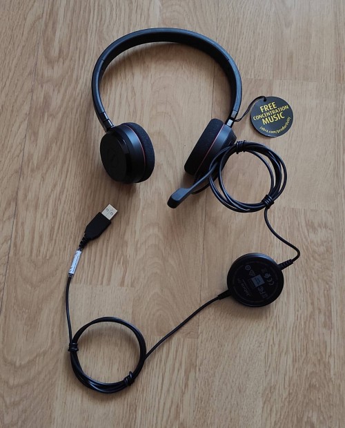 Jabra evolve 20 ms stereo mikrofonos fejhallgat !