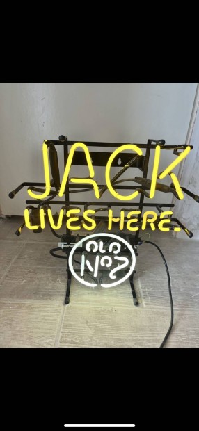 Jack Daniels eredeti hzott neon reklm 