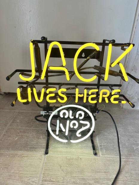 Jack Daniels hzott neon reklm