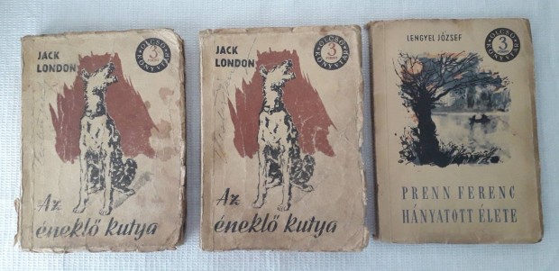 Jack London- Az nekl kutya I. II. 1955. Prenn Ferenc hnyatott lete