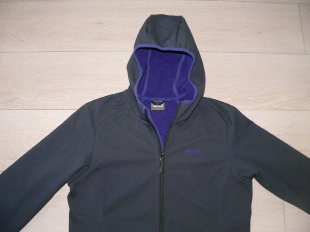 Jack Wolfskin kapucnis softshell dzseki (M)