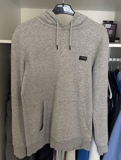 Jack & Jones kapucnis pulver szrke L-es mret