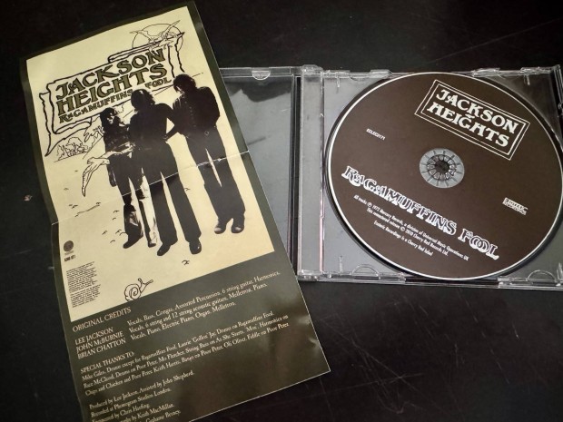Jackson Heights prog rock cd lemez topp állapot
