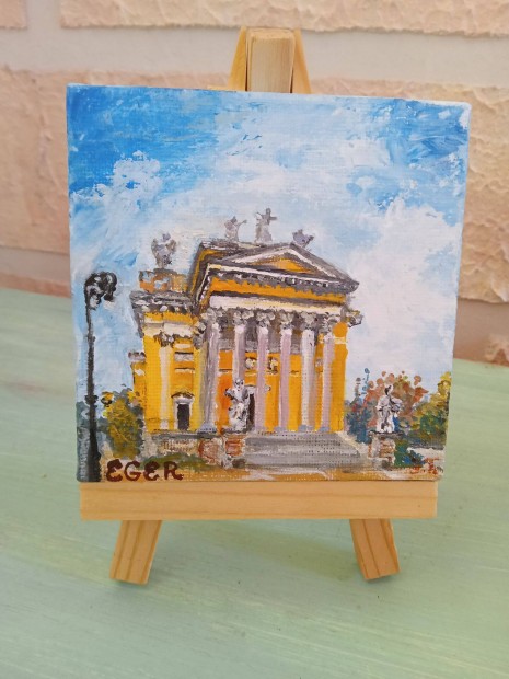 Jacsó Teodóra festménye: Egri Bazilika