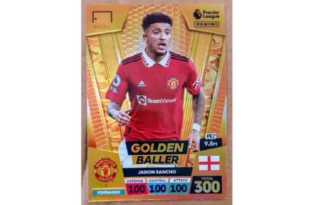 Jadon Sancho Manchester United Golden Baller focis krtya 2023