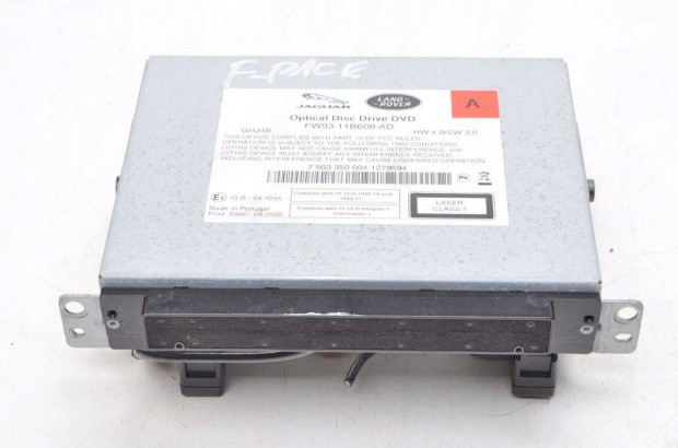 Jaguar F-Pace Land Rover Range Rover navigcis modul FW9311B608Ad