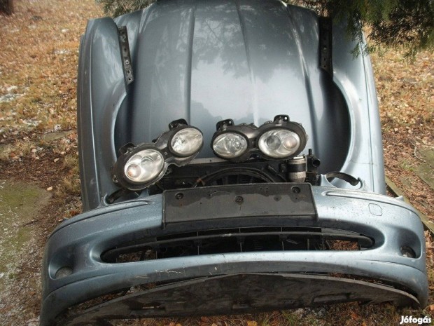 Jaguar S type , X type eleje: motorháztető, lökhárító, sárvédő, hűtő