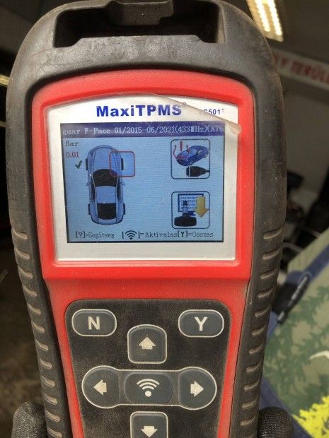 Jaguar guminyoms szenzor Tpms 