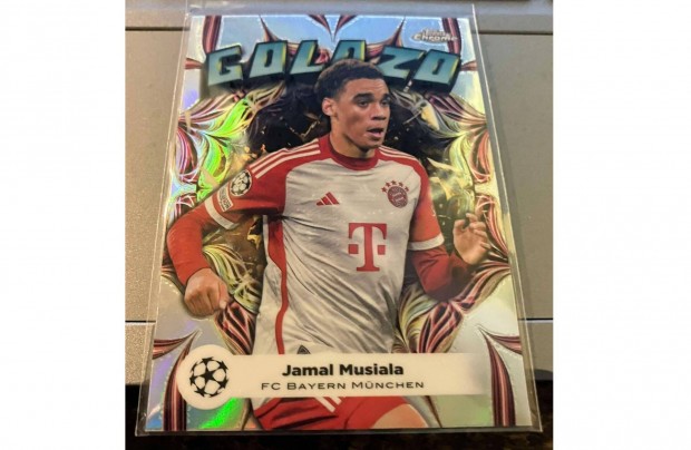 Jamal Musiala Golazo Bayern Mnchen Topps UCC Chrome 23/24