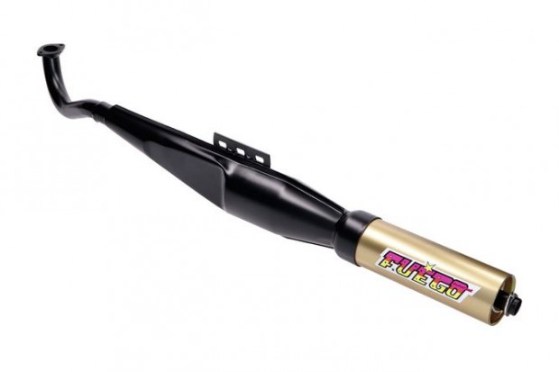 Jamarcol Fuego fekete / arany kipufog� Puch Maxihoz