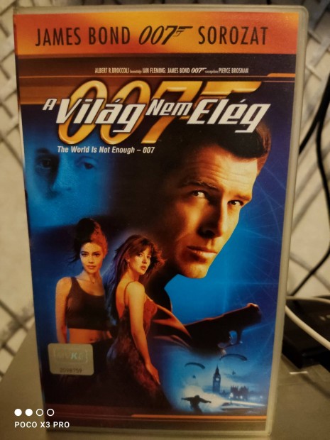 James Bond 007-A vilg nem elg VHS 