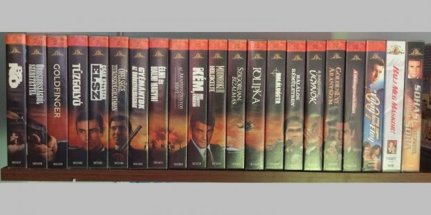 James Bond Teljes Gyjtemny VHS Videkazetta