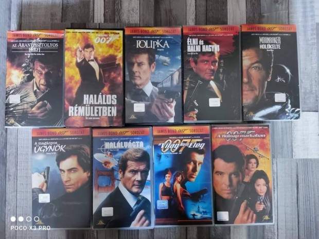 James Bond VHS gyjtemny