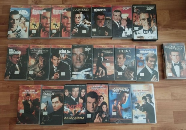 James Bond VHS gyjtemny