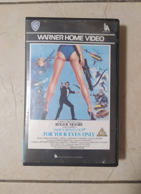 James Bond Warner Home Ritka Nagytokos VHS 3 db